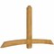 Ekena Millwork Bellingham Rough Sawn Timber Gable Bracket, Western Red Cedar, 96"W x 52"H x 4"D x 6"F, 13/12 Pitch GBW096X52X0406BEL00RWR - alternate 5